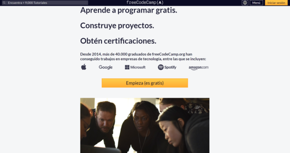 Las 5 mejores webs en español para aprender a programar gratis Freecodecamp