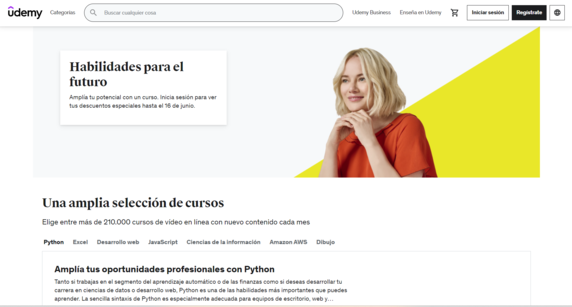 Las 5 mejores webs en español para aprender a programar gratis Udemy