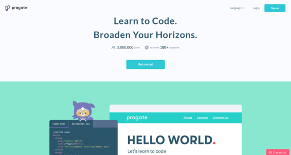 Las 5 mejores webs en español para aprender a programar gratis Prograte