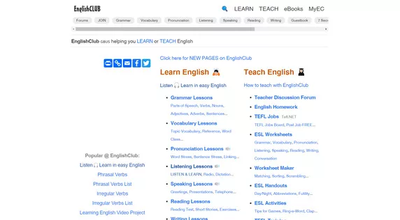 Las 9 mejores webs y cursos para aprender inglés gratis - English Club