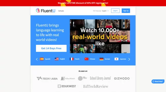Las 9 mejores webs y cursos para aprender inglés gratis - FluentU